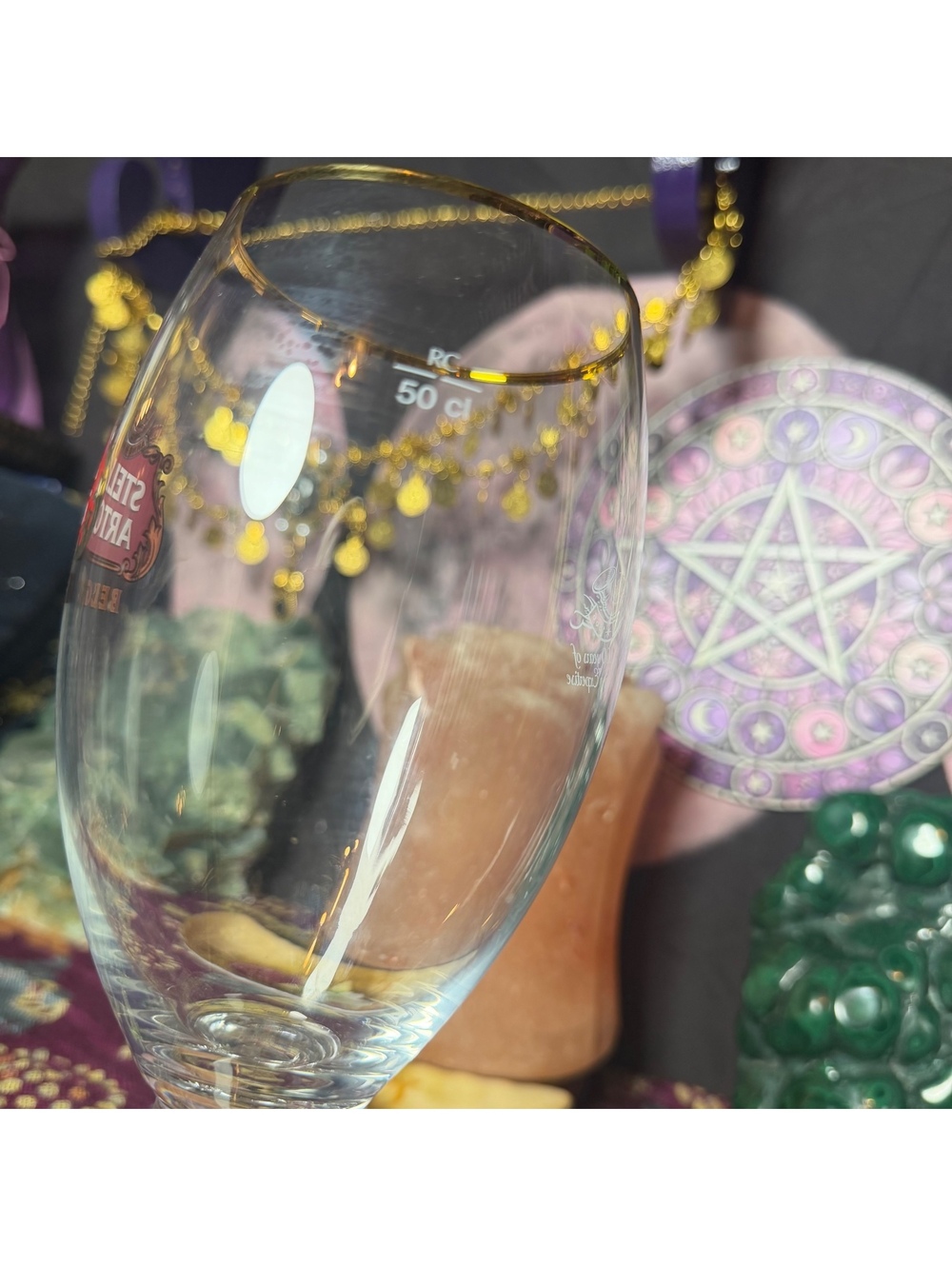 Stella Artois Belgium Beer Chalice Drinking Glass 50CL - Picture 5 of 6